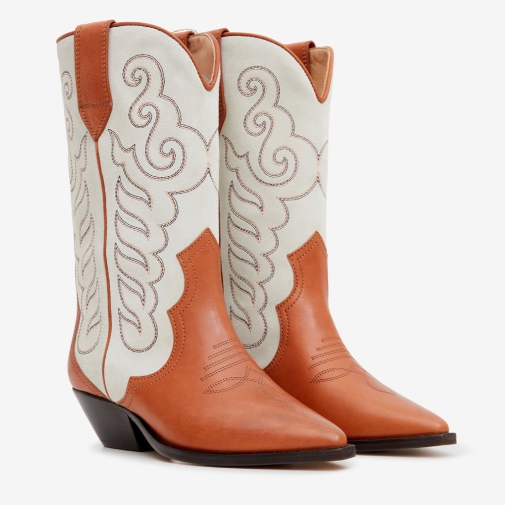 Isabel Marant Duerto Suede Cowboy Boots